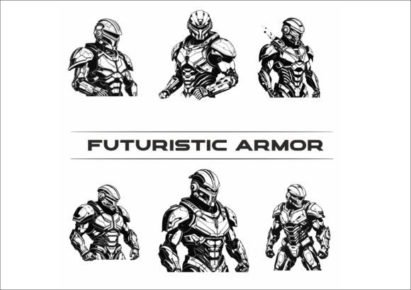 Download Futuristic Armor Vector Illustration - Premium Resources