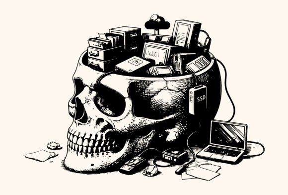 Download Digital Brain Concept Illustration - Premium Bundle